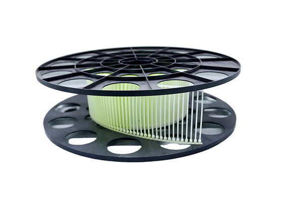 Белый 100mm автоматический вьюрок связи кабеля для материала пачки PA66